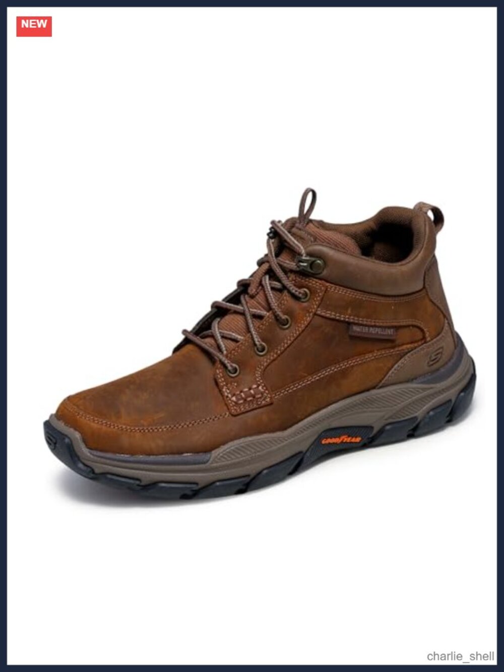 Skechers Respected Boswell Boot Men's Water Resistant Leather Work Boot